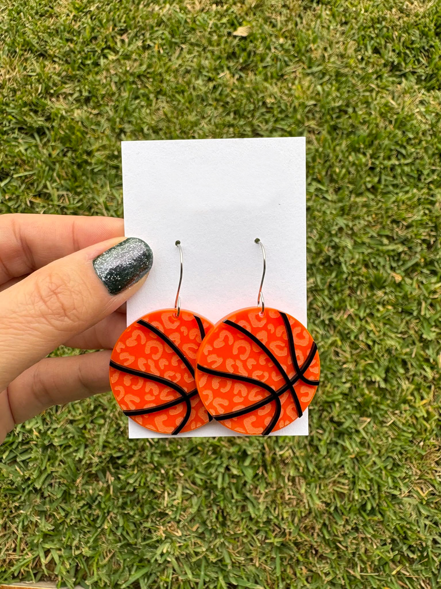 Leopard Basketball Dangles