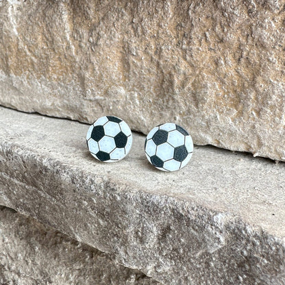 Glitter Soccer Ball Studs