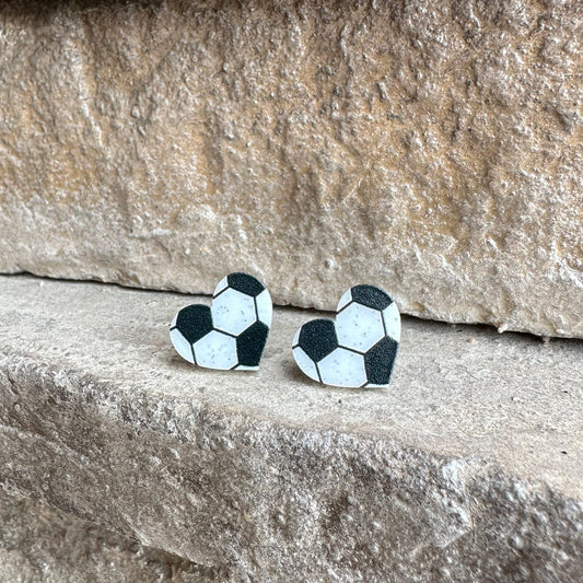 Glitter Soccer Ball Studs