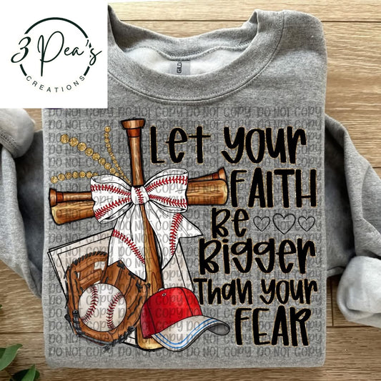 Baseball Faith Over Fear