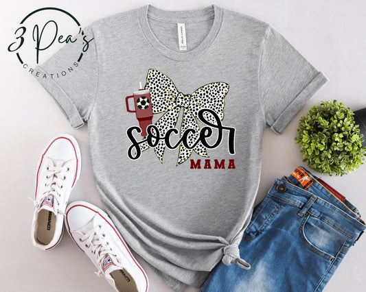Custom Soccer Dalmation Bow