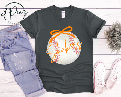 Shakers Baseball Bow