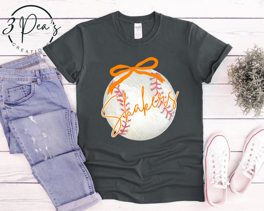 Shakers Baseball Bow