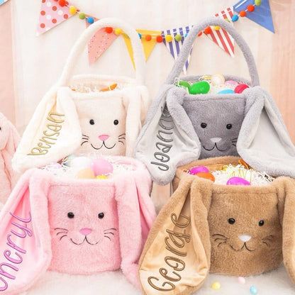 Embriodered Bunny Baskets