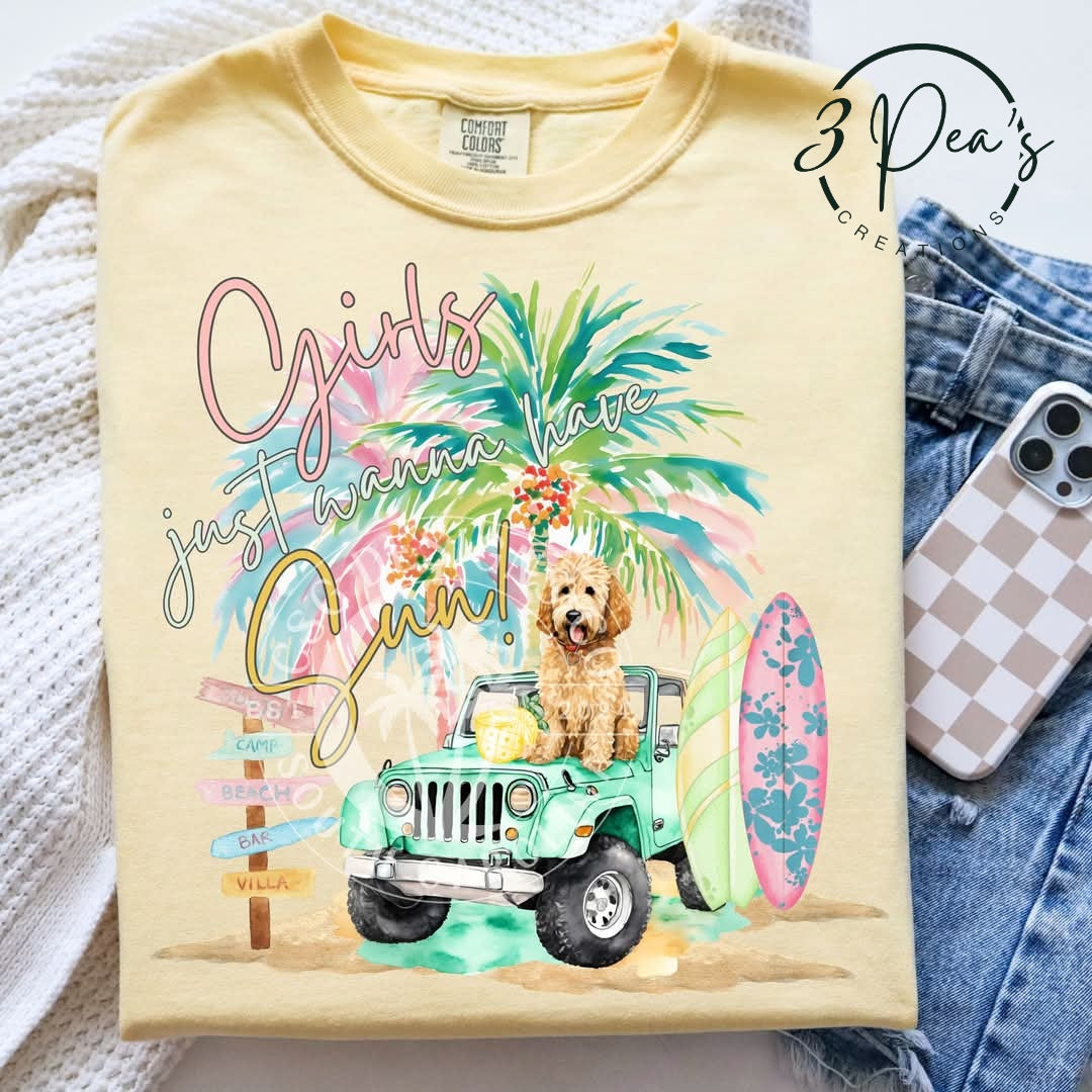 Goldendoodle Girls Just Want Sun (CSG)