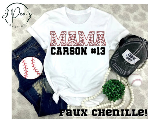 Baseball Mama Name & # (OC)