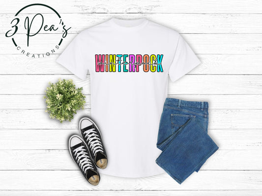 Custom Colorful Mascot Word
