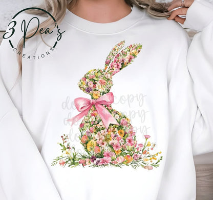 Spring Flower Bunny