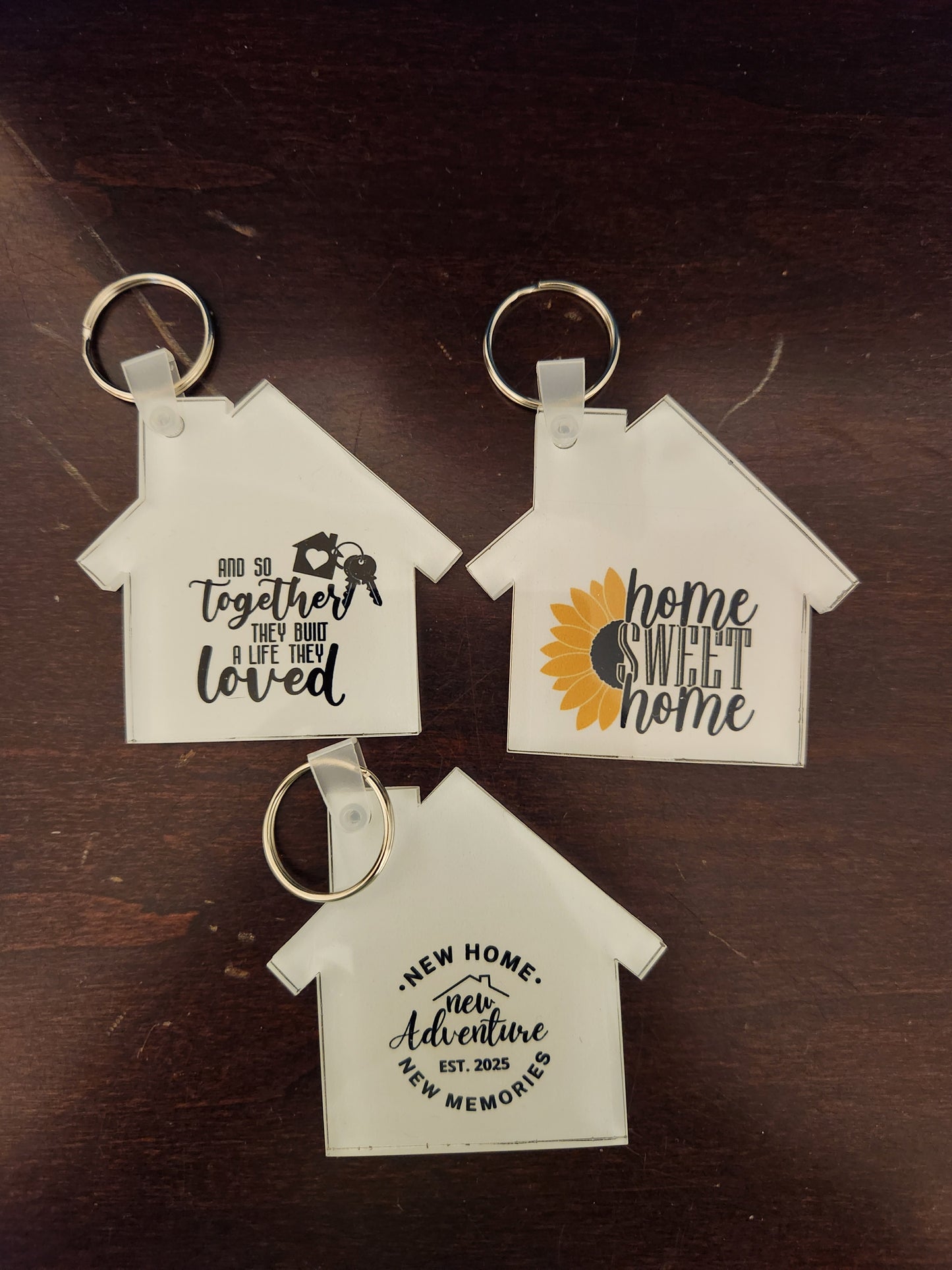 New Home/Realtor Key Chains