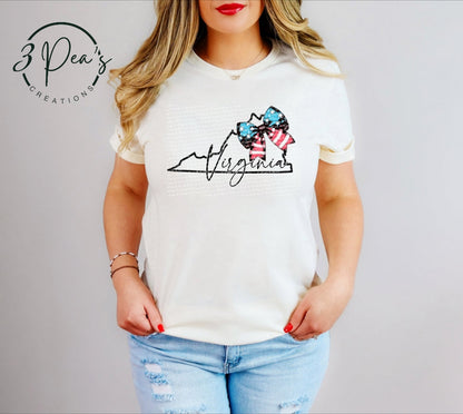 Virginia Patriotic Bow