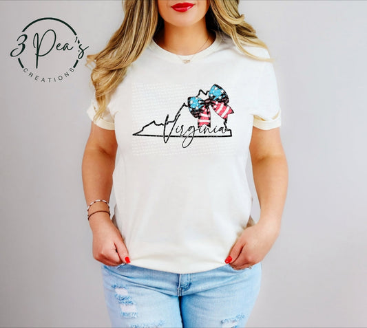 Virginia Patriotic Bow