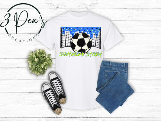 Southern Storm Drop Soccer Goal (Glittery)
