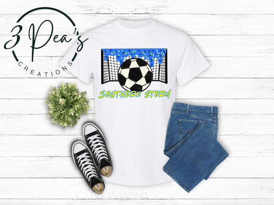 Southern Storm Drip Soccer Goal (Non-Glittery)