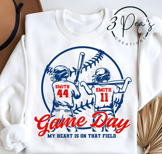 Custom Baseball Brothers/Friends