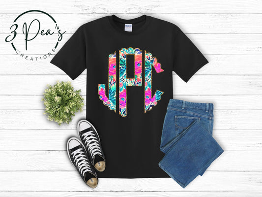 Spring Floral Monogram