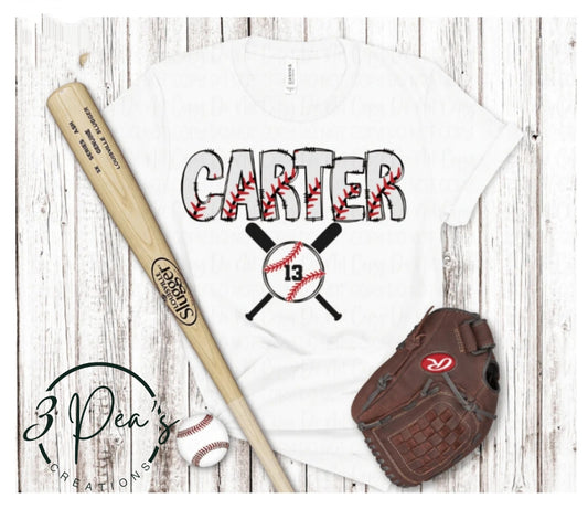 Name and Cross Bats